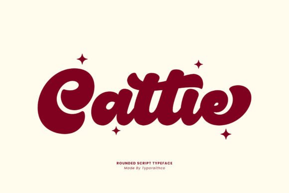 Cattie: A Playful Script Font for Bold Web Design