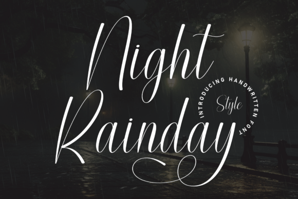 Charming Night Rainday: A Perfect Handwritten Font for Web Design