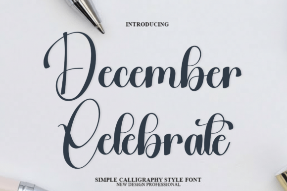 December Celebrate: A Charming Font for Creative Makers