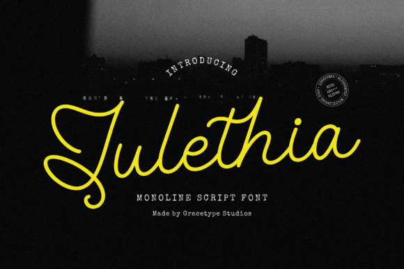 Enhance Your Brand with Julethia: A Premium Script Font