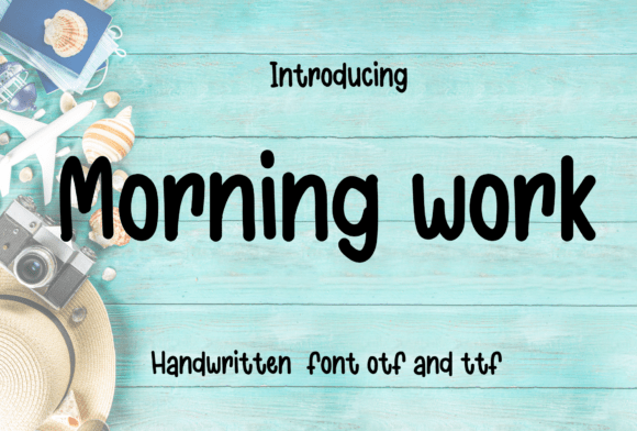 Enhance Your Brand with Morning Work Font