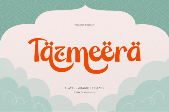 Enhance Your Brand with Tazmeera: A Vibrant Arabic-Style Font