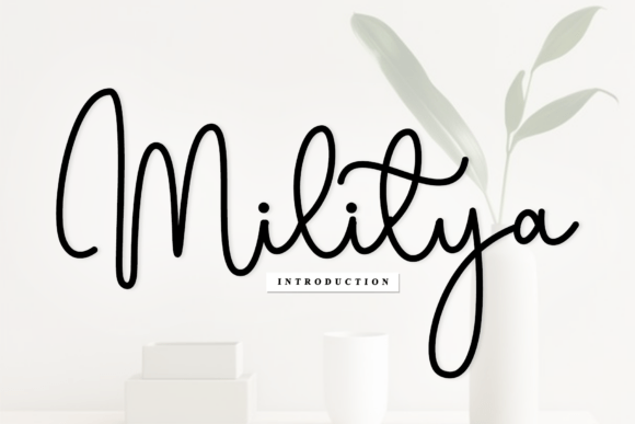Enhancing Web Design with Militya Script Font