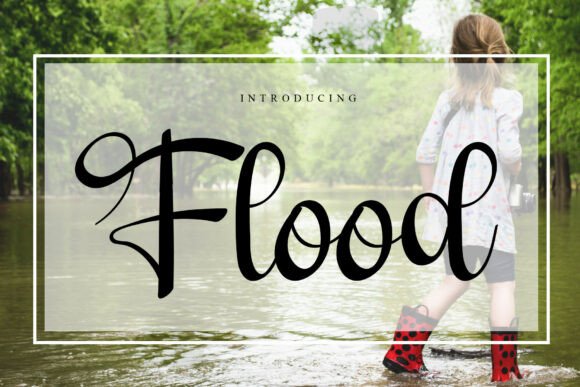 Flood: A Premium Font for Elegant Web Design
