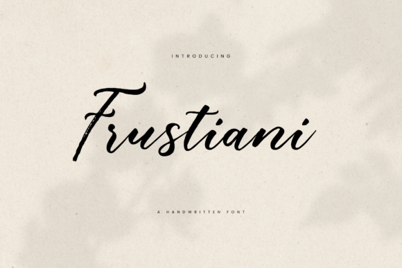 Frustiani: Elevate Your Brand with This Elegant Script Font