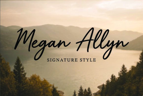 Megan Allyn: A Script Font with Elegance