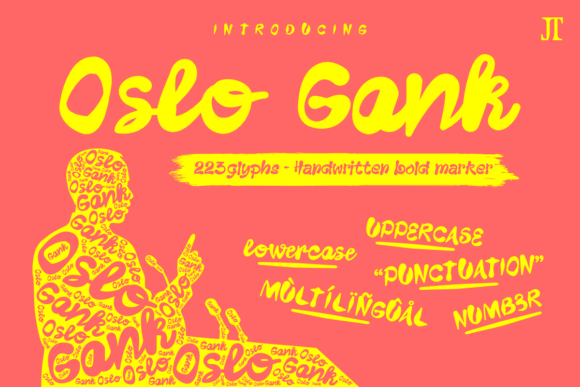 Oslo Gank: A Bold Handwritten Font for Modern Web Design