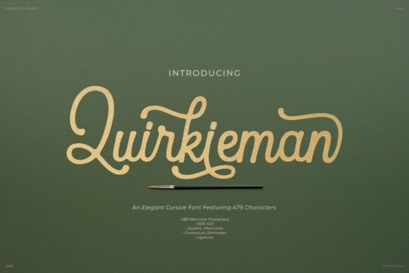 Quirkieman: A Charming Script Font for Web Design