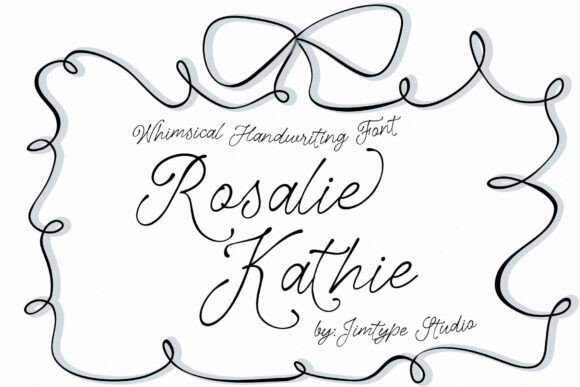 Rosalie Kathie: A Charming Script for Your Brand