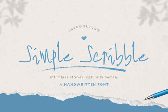 Simple Scribble: The Authentic Handwritten Font for Digital Creators