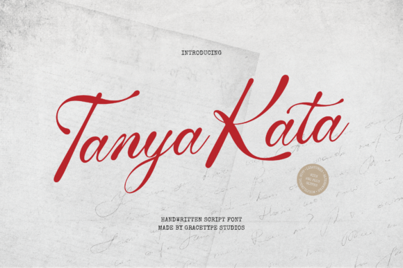Tanya Kata: Elevate Your Brand with This Graceful Script Font