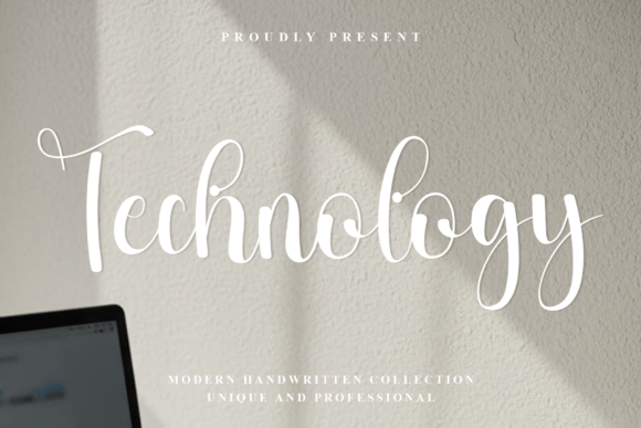 Technology: A Modern Handwritten Font for Web Design