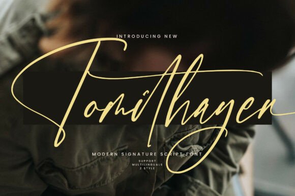 Tomithayen: A Modern Script Font for Web Design