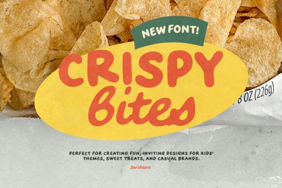 Transform Your Brand with Crispy Bites Font