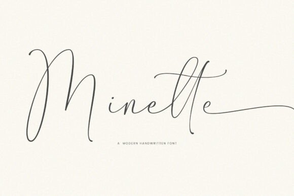 Transform Your Brand with Minette: A Modern Handwritten Font