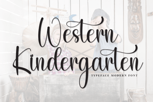 Western Kindergarten: A Creative Typeface for Makers and Small Businesses