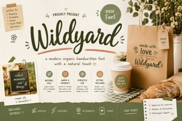 Wildyard: A Modern Organic Font for Engaging Campaigns