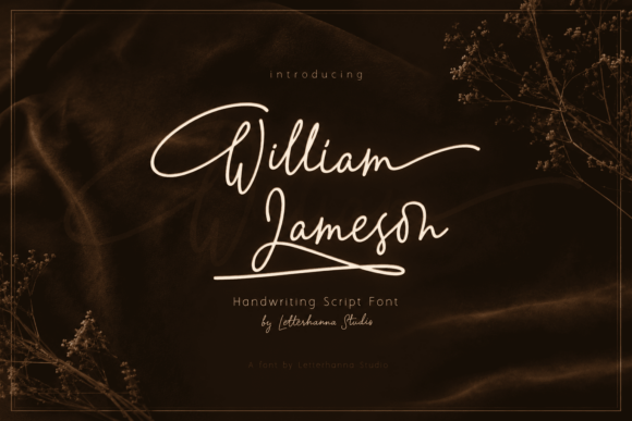 William Jameson: A Handwritten Font for Distinct Web Design